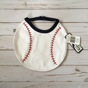 Baseball baby bib